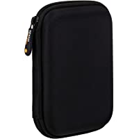 Los mejores  - Amazon Basics - Funda de disco duro- color negro y naranja